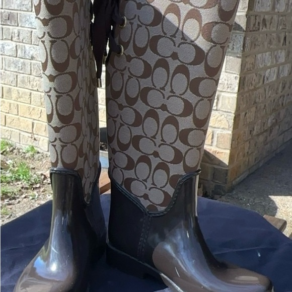 Coach Rain Boots - Picture 1 of 8